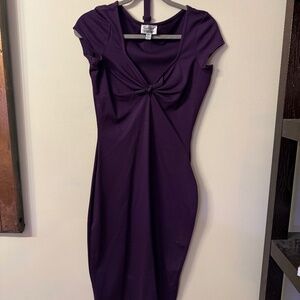 Unique Vintage Purple Wiggle Dress